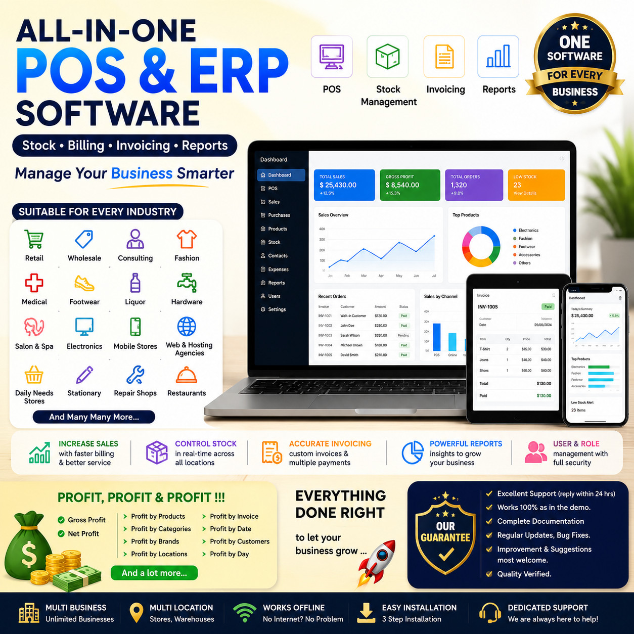 POS ERP Software | Stock Management, Billing, Invoicing | Retail Pro