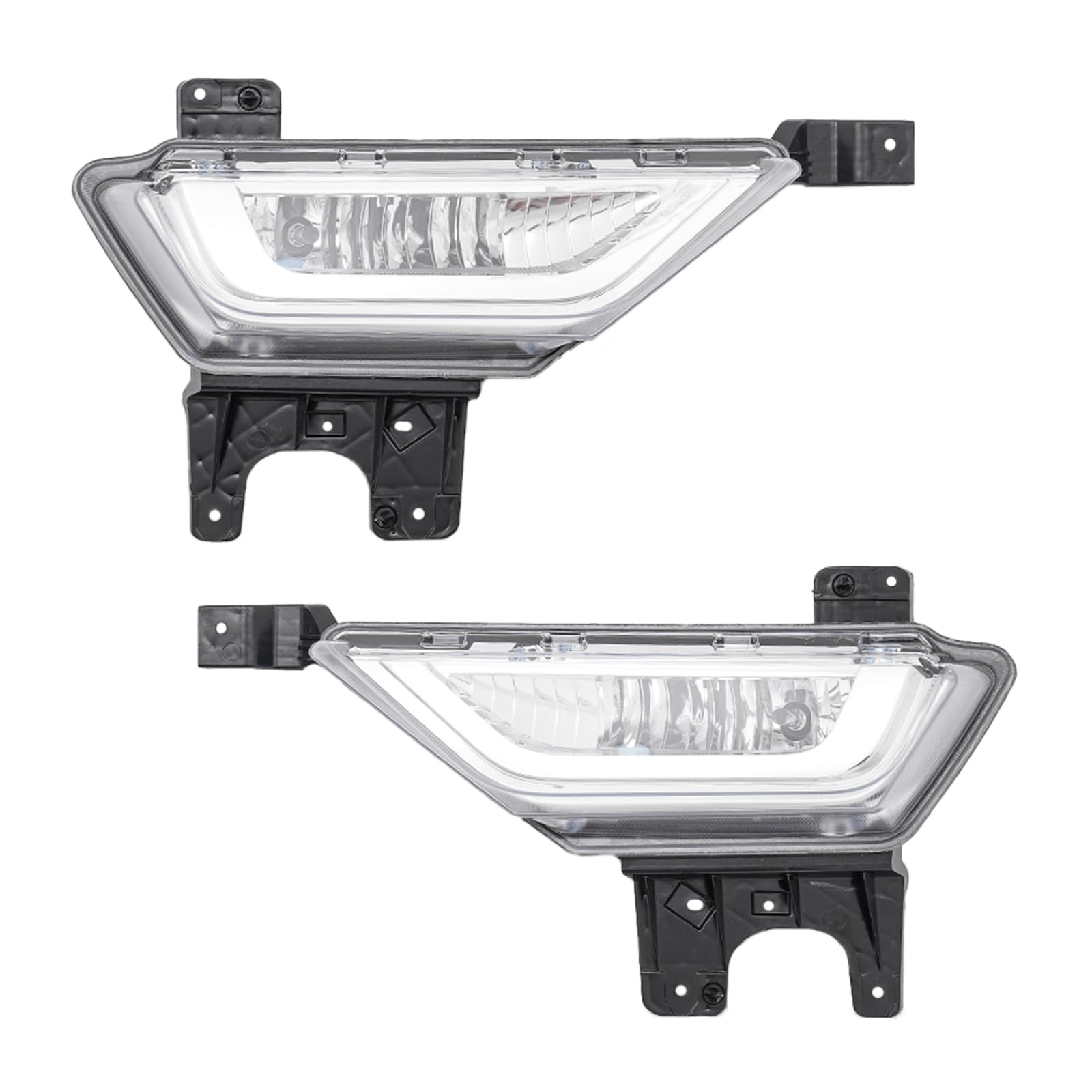 Replacement Fog Light Pair for F150 2021-2023 Halogen with LED DRL