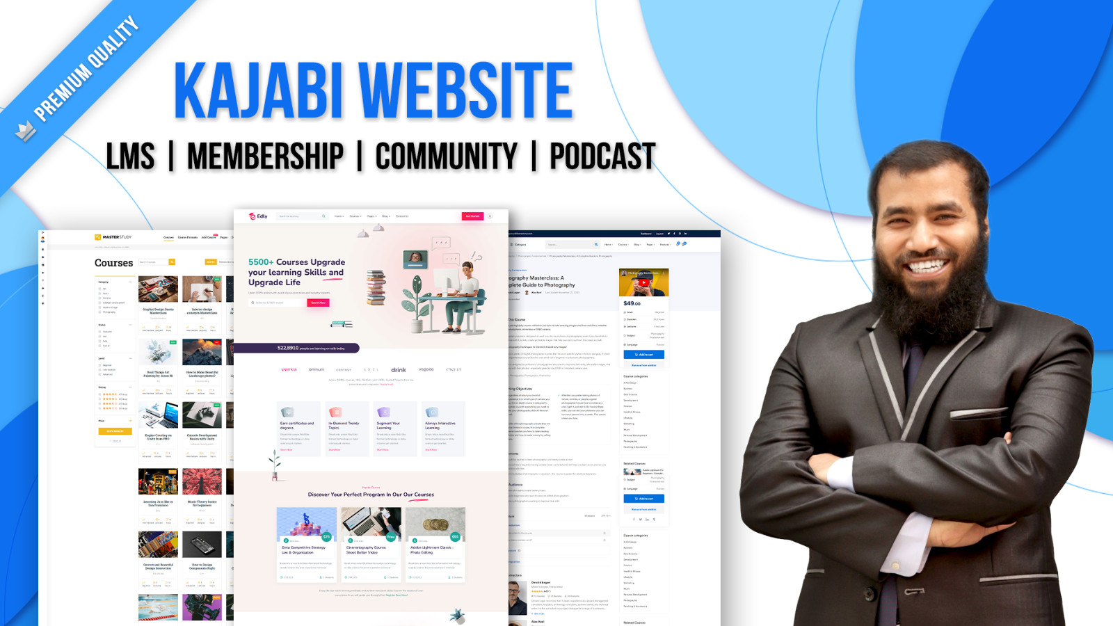 Kajabi Website, Kajabi Course Website or Kajabi Membership Website