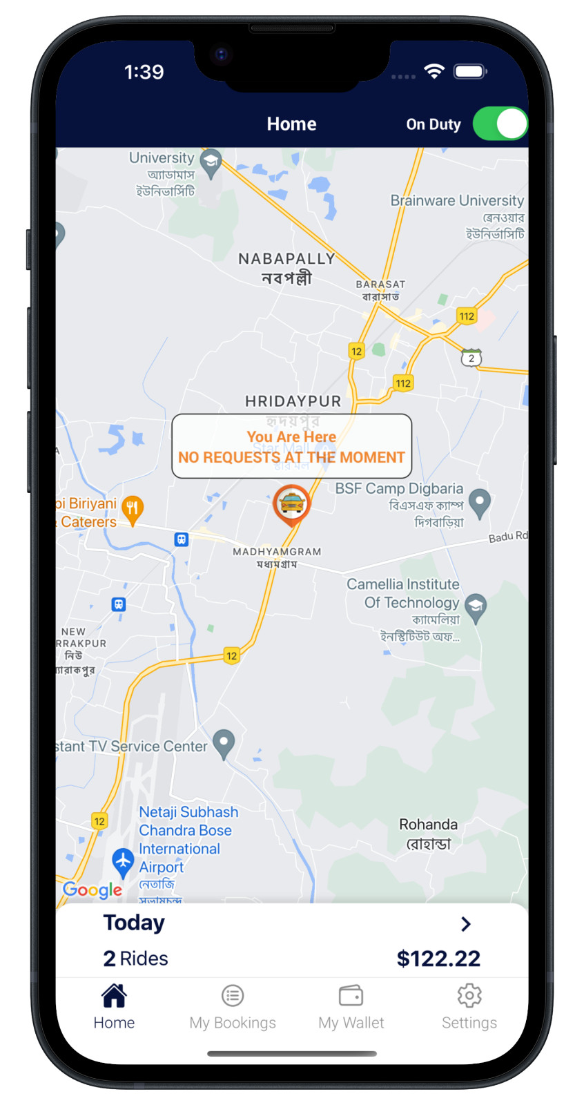 Exicore Taxi Mobile App | React Native Ride Booking Solution | Android & iOS