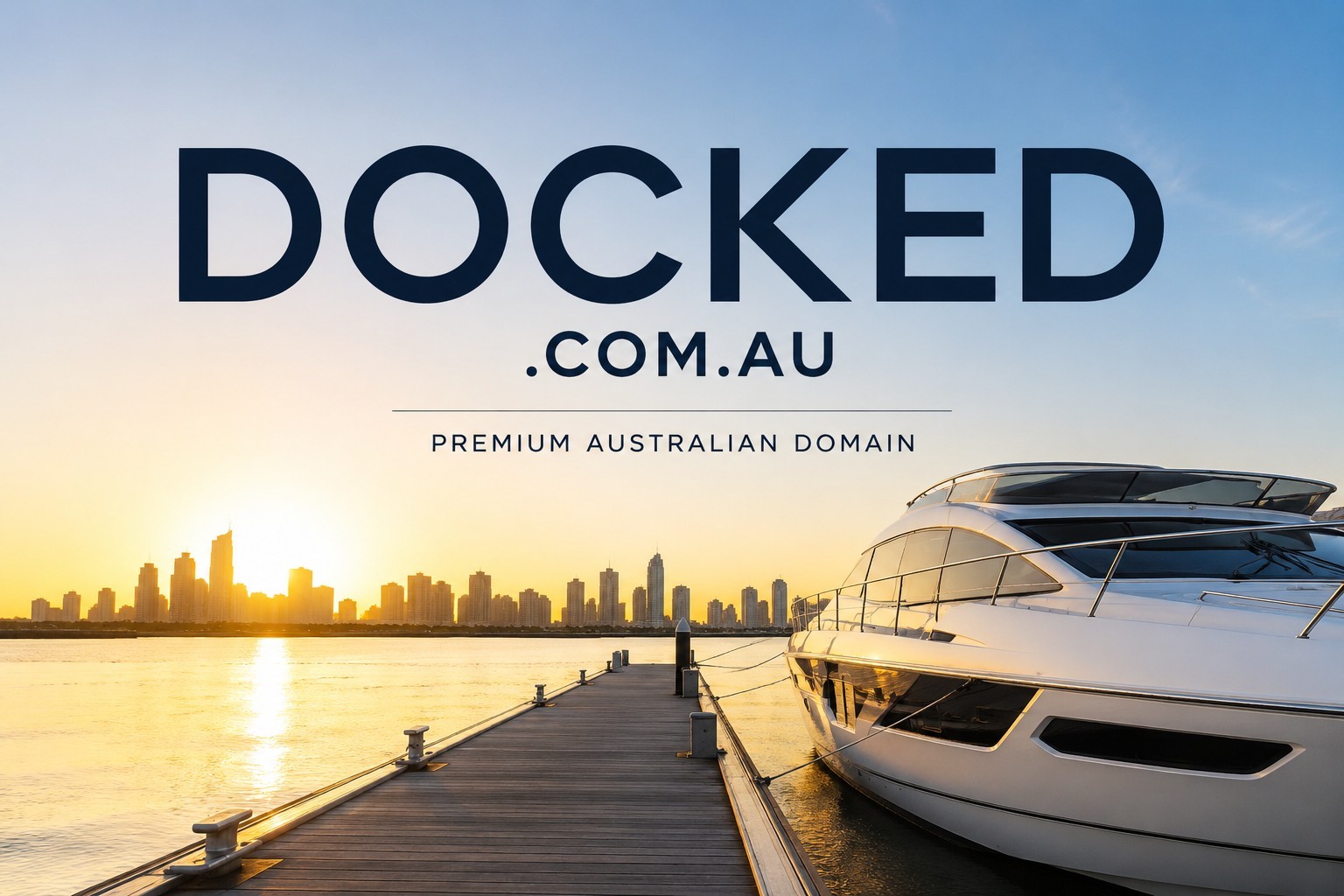 Docked.com.au Premium Australian Brand Domain Name