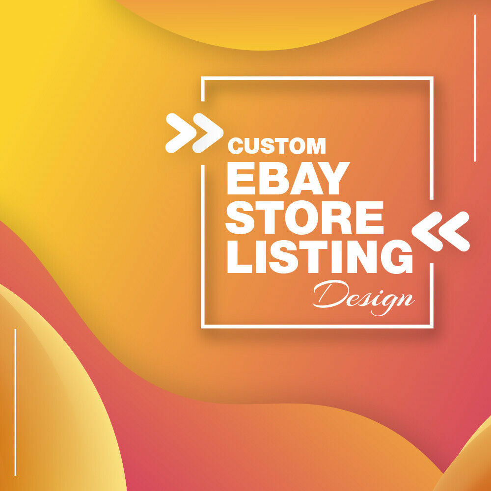 Custom ebay Store logo banner and listing template design, managed listings