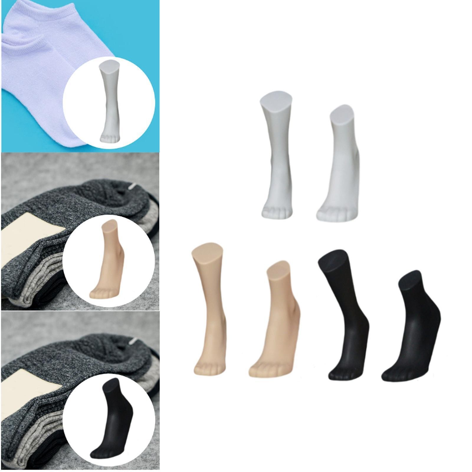 Male Mannequin Foot Model Men’s Sock Display Stand for Malls Commercial Use