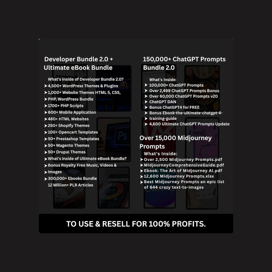 100M+ Digital Products Bundle: Planners, Ebooks, Reels & More for Resale 🎉