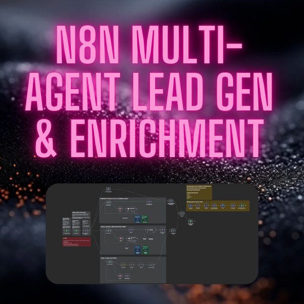 AI-Powered MULTI-AGENT Lead Generation & Enrichment Workflow N8n JSON Template