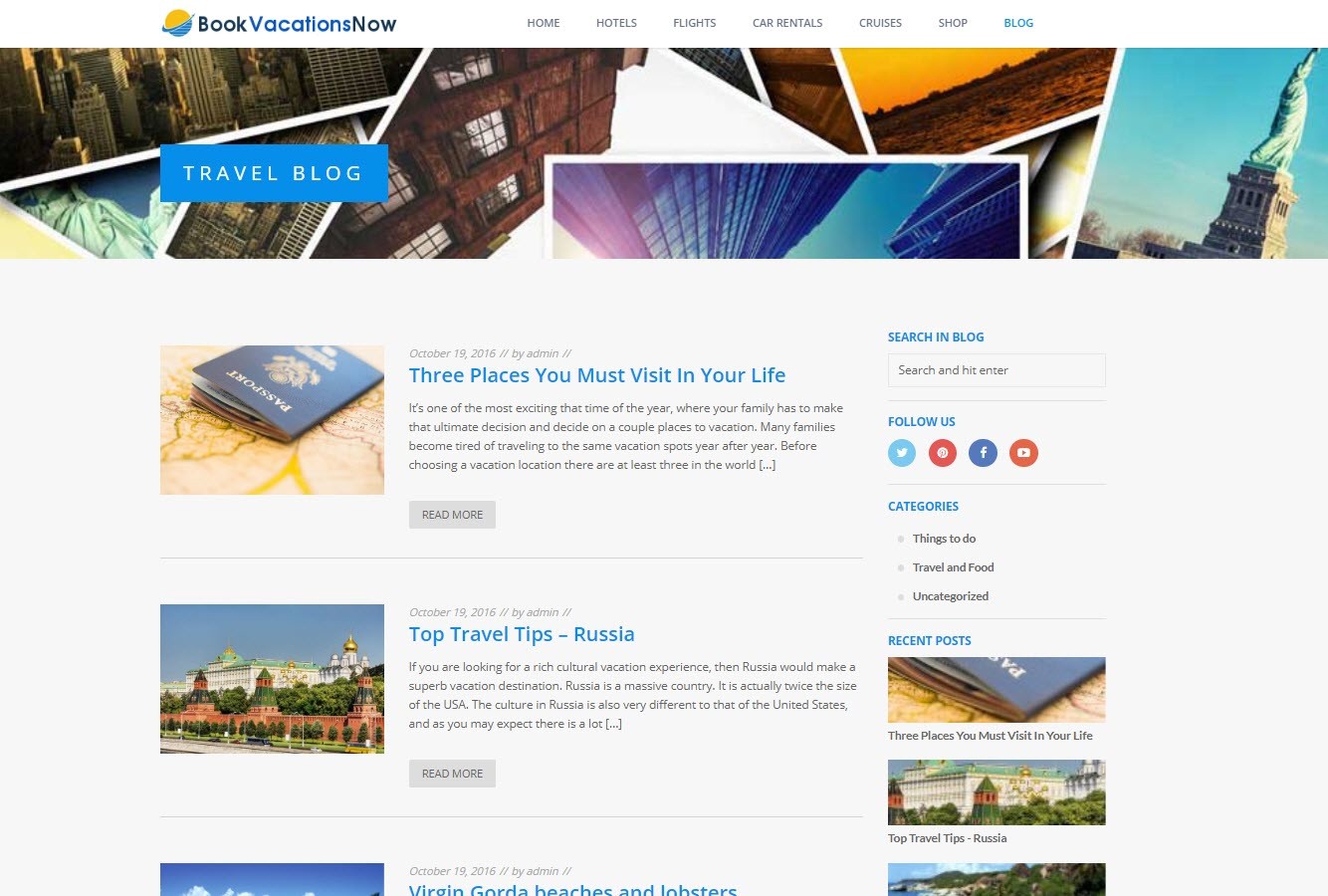 🥇 Turnkey Mobile Friendly WordPress Travel Website Make $1 -$4/Click