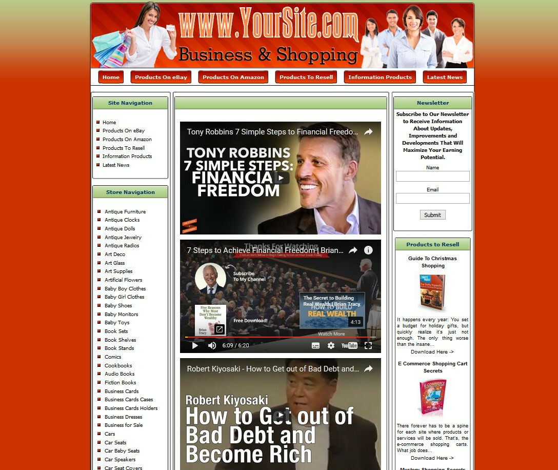 Business Shopping – Website For Sale, Amazon Store, Adsense, Domain.