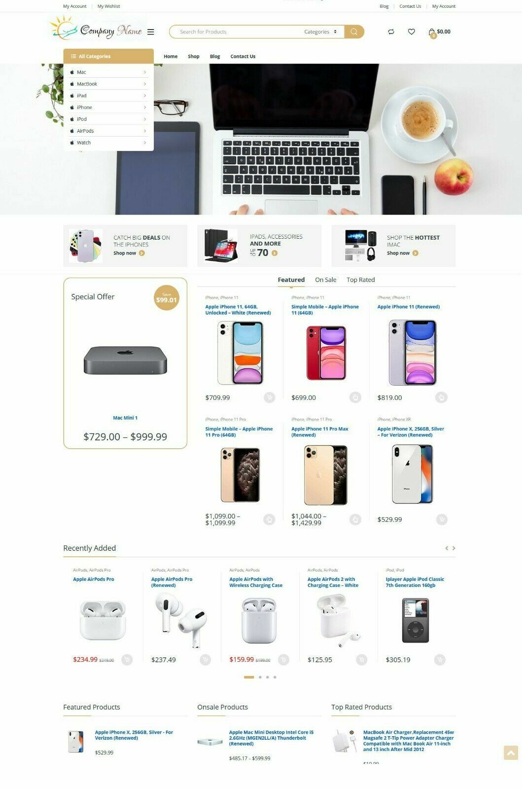 Turnkey Apple Affiliate & Dropshipping Store