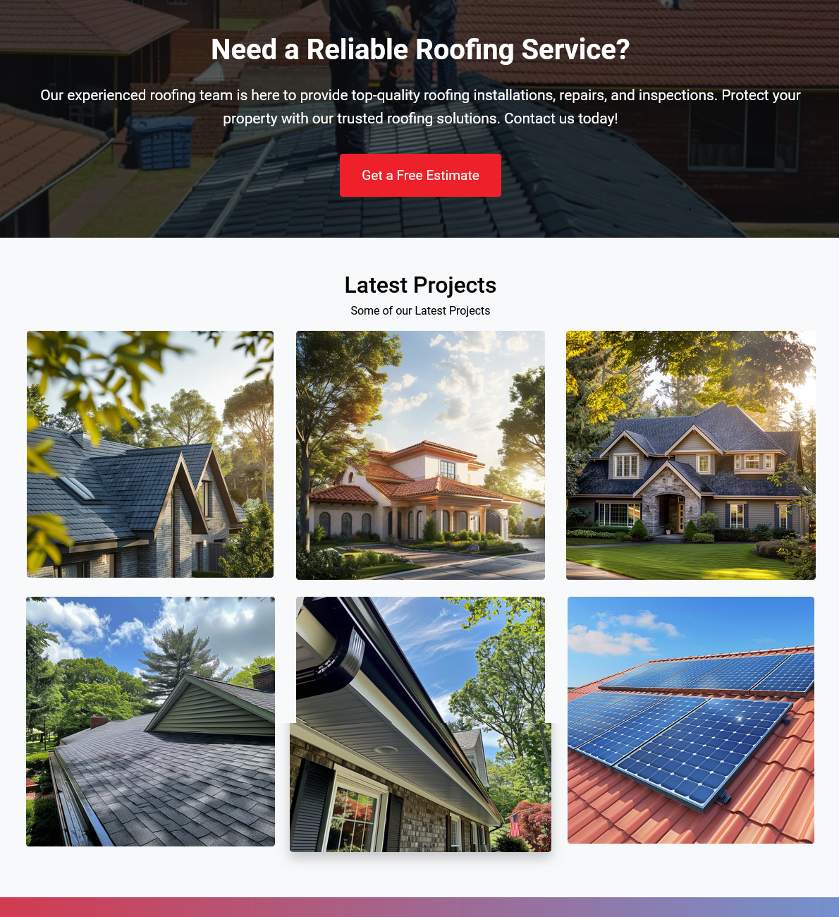 Roofing Services Business Website | Ready-to-Use Professional Platform