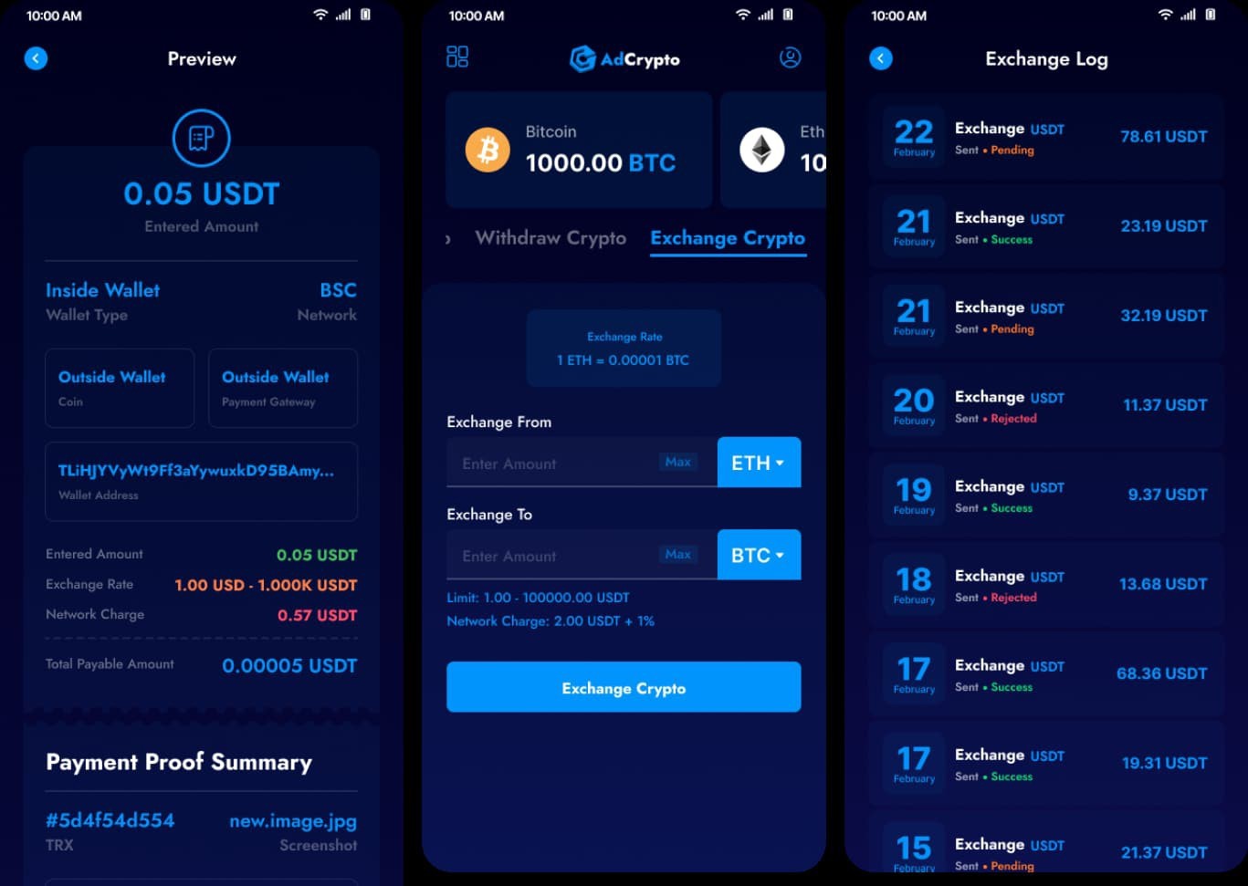 CoinExchange – Crypto Exchange Buy Sell Platform Flutter App Solution + Laravel