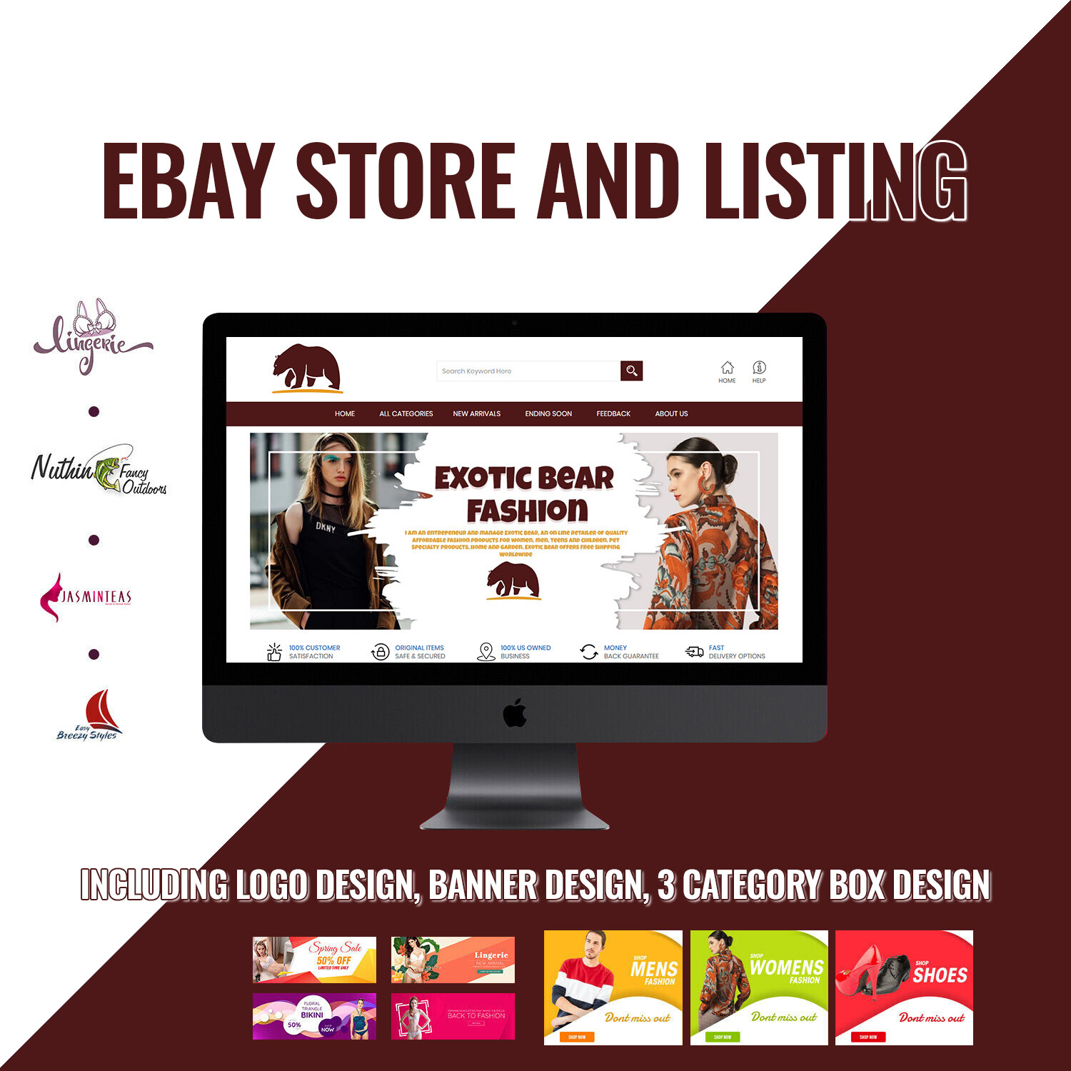 eBay auction listing template Professional Ebay Store and ebay listing 2021 LOGO
