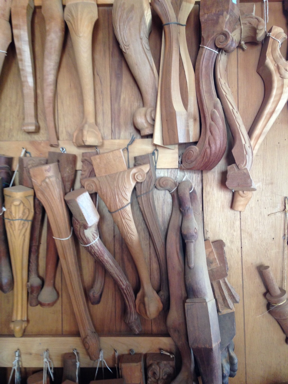 a woodworking shop contents- machines, models, patterns, hardware, veneers, etc.