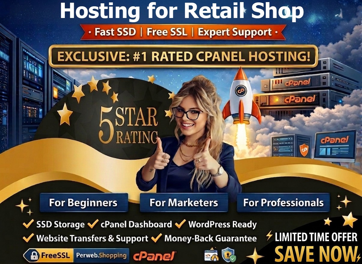 Hosting for Retail Shop – ⚡ Ultra-Fast Unlimited Hosting, 24/7 Support $14.99/Yr