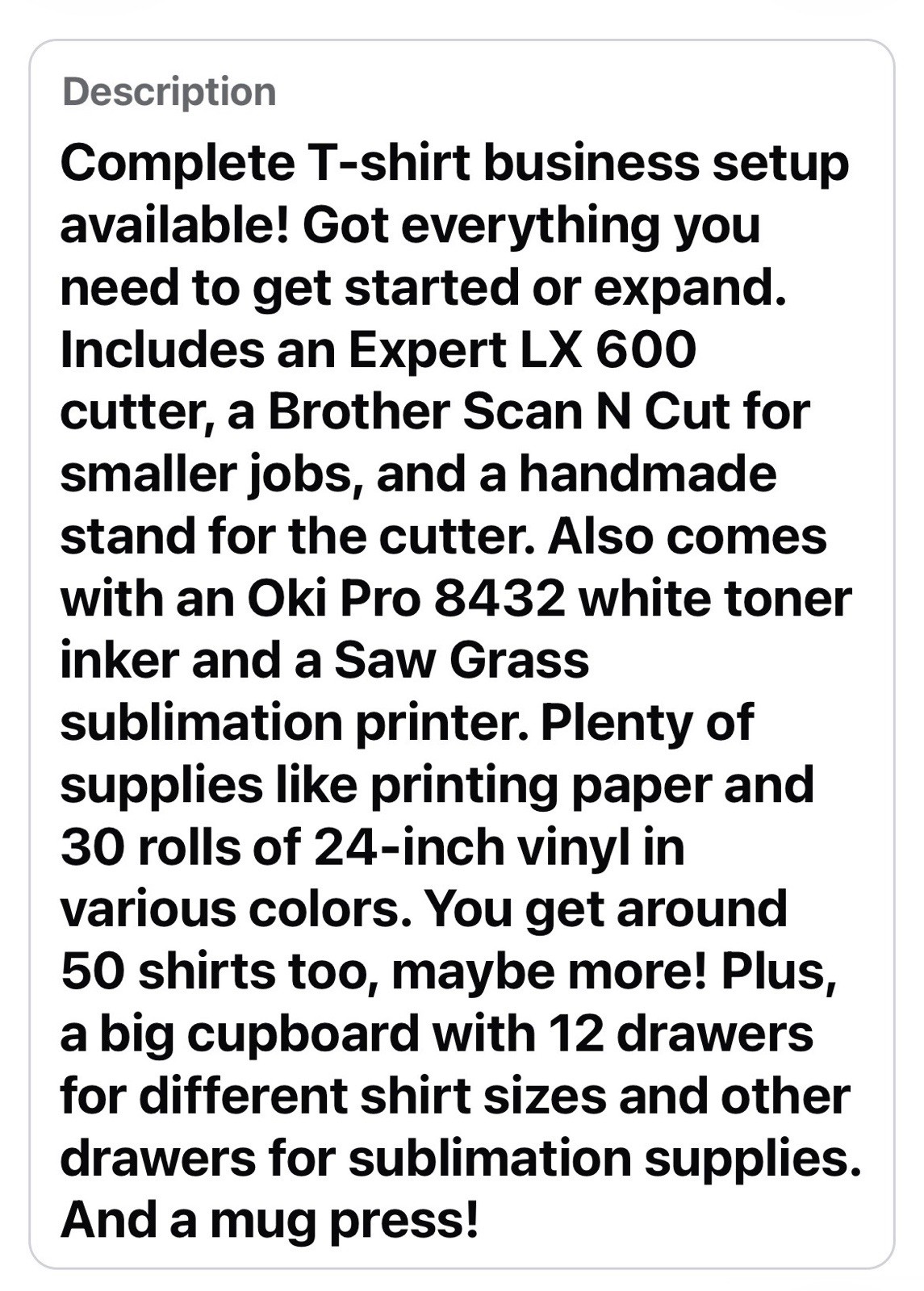 T Shirt And More Business-for Sale