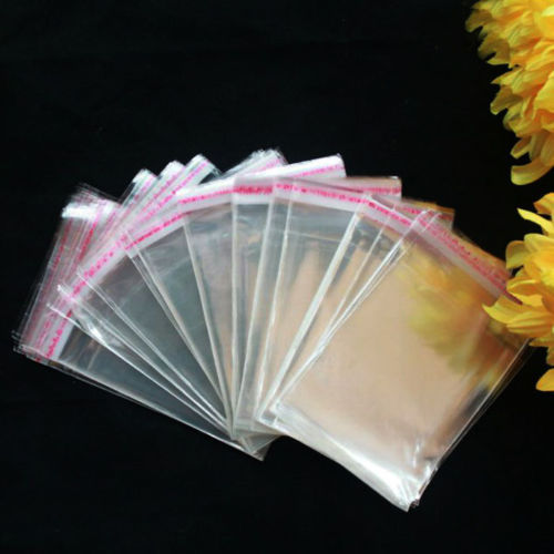 200x 3.14″x 5.5″ A7 Clear Cellophane Poly Envelopes Plastic Crystal Bag M3277 QL