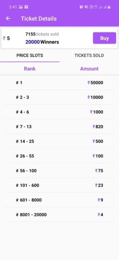 Lottera – Digital Contest Android App | PHP Source With Admin Panel