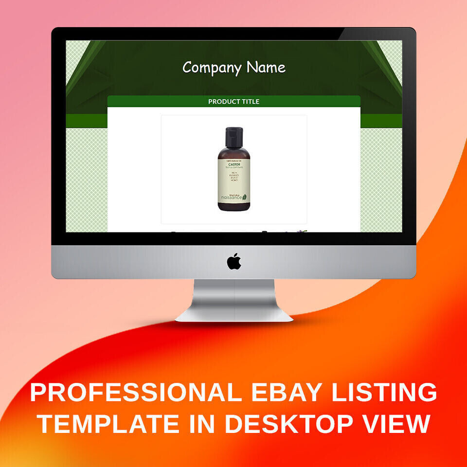 eBay Templates Mobile Responsive eBay Listing Auction Template 2019 Compatible