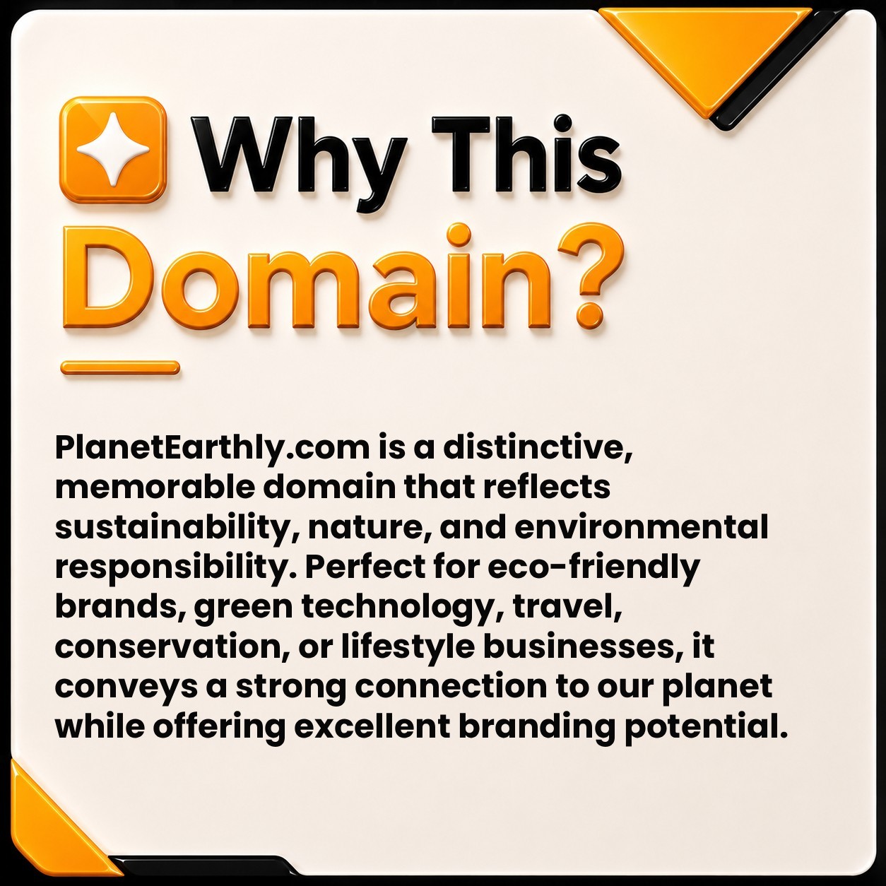 PlanetEarthly .com Green Business Brandable DOMAIN NAME FOR SALE. Eco, Tech.