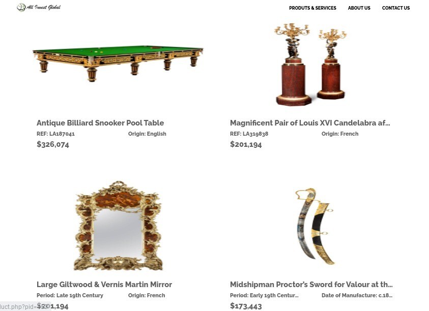 Website Selling Businesses, Cars, Yachts, Jets, Art, Coins Watches & Properties