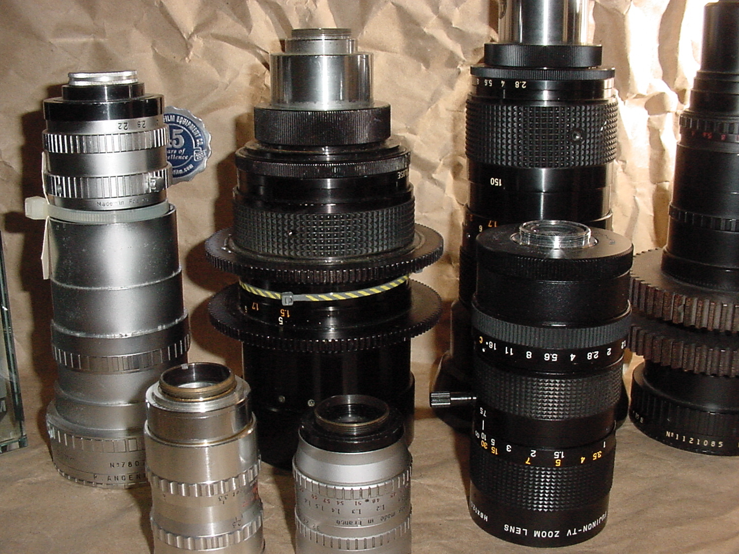 Lens lot CINE C MOUNT for Bolex Digi Black Magic, ADAPT2 MFT, NEX, N1 MAKE OFFER