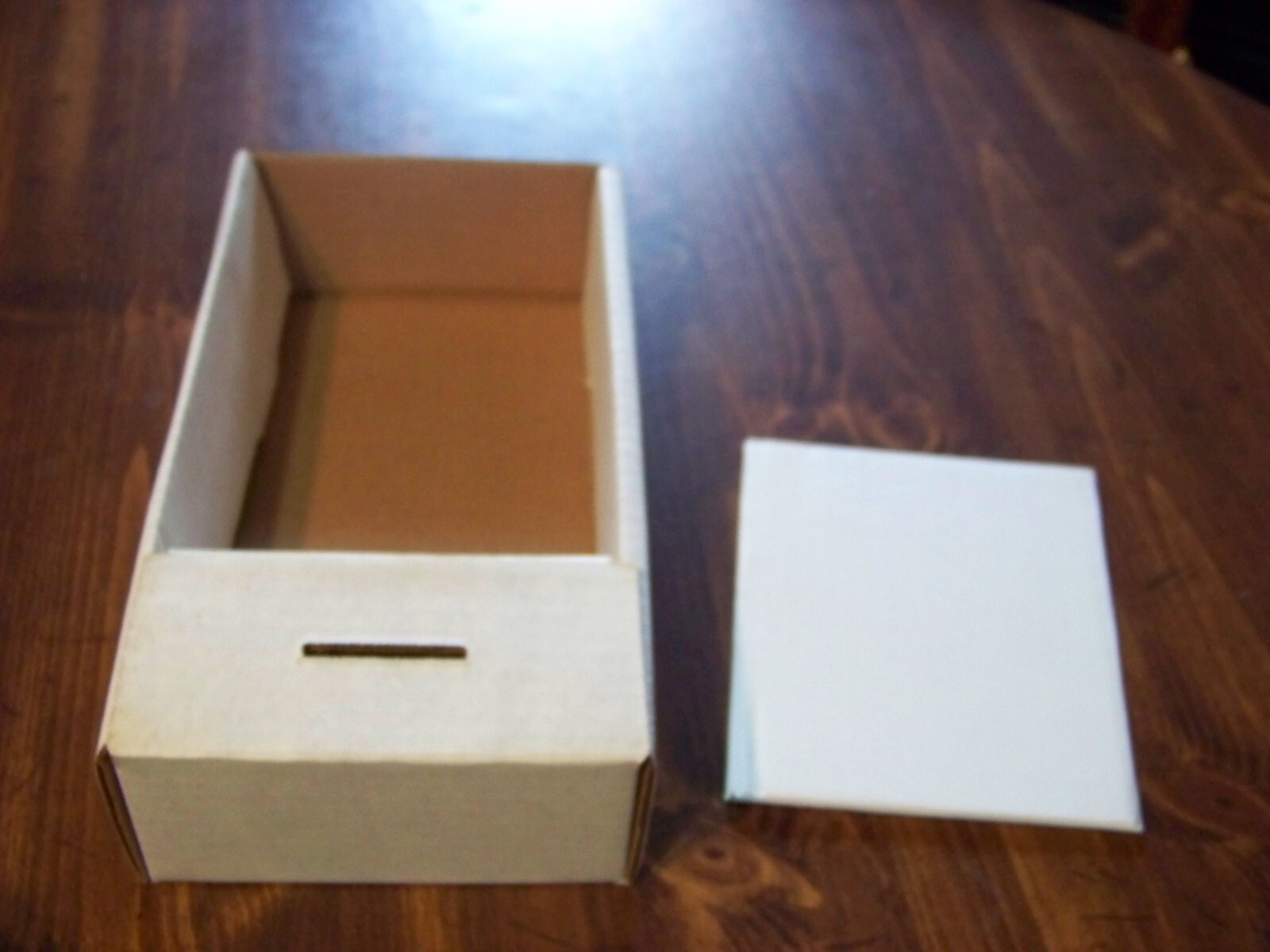 Honor System Vending Boxes – White Corrugated Cardboard