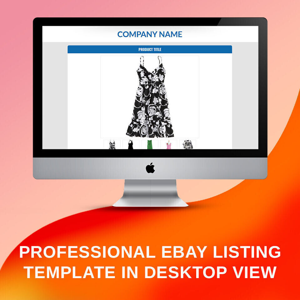 eBay Mobile Responsive Template Auction Listing Professional HTTPS Secure 2019