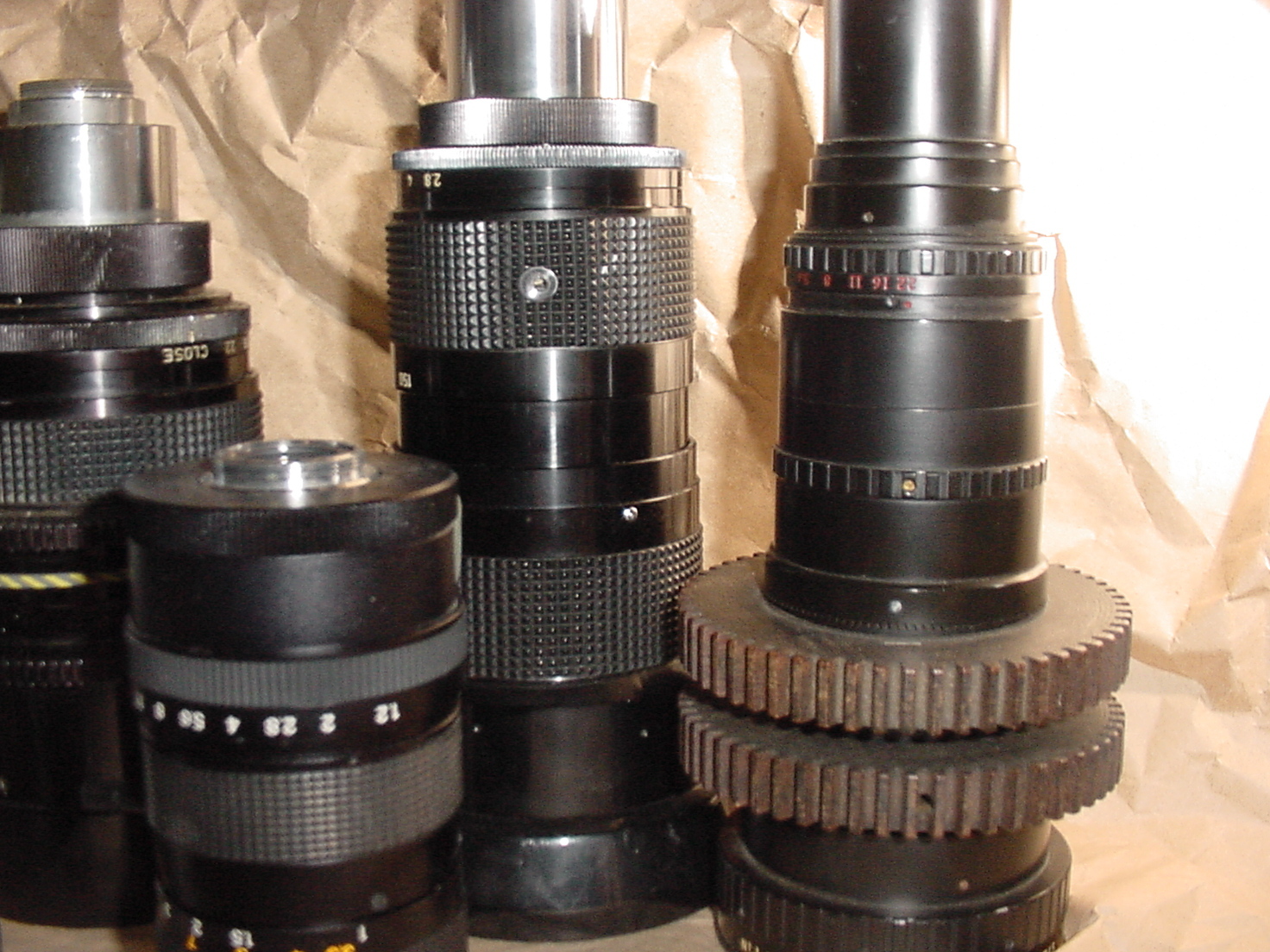 Lens lot CINE C MOUNT for Bolex Digi Black Magic, ADAPT2 MFT, NEX, N1 MAKE OFFER