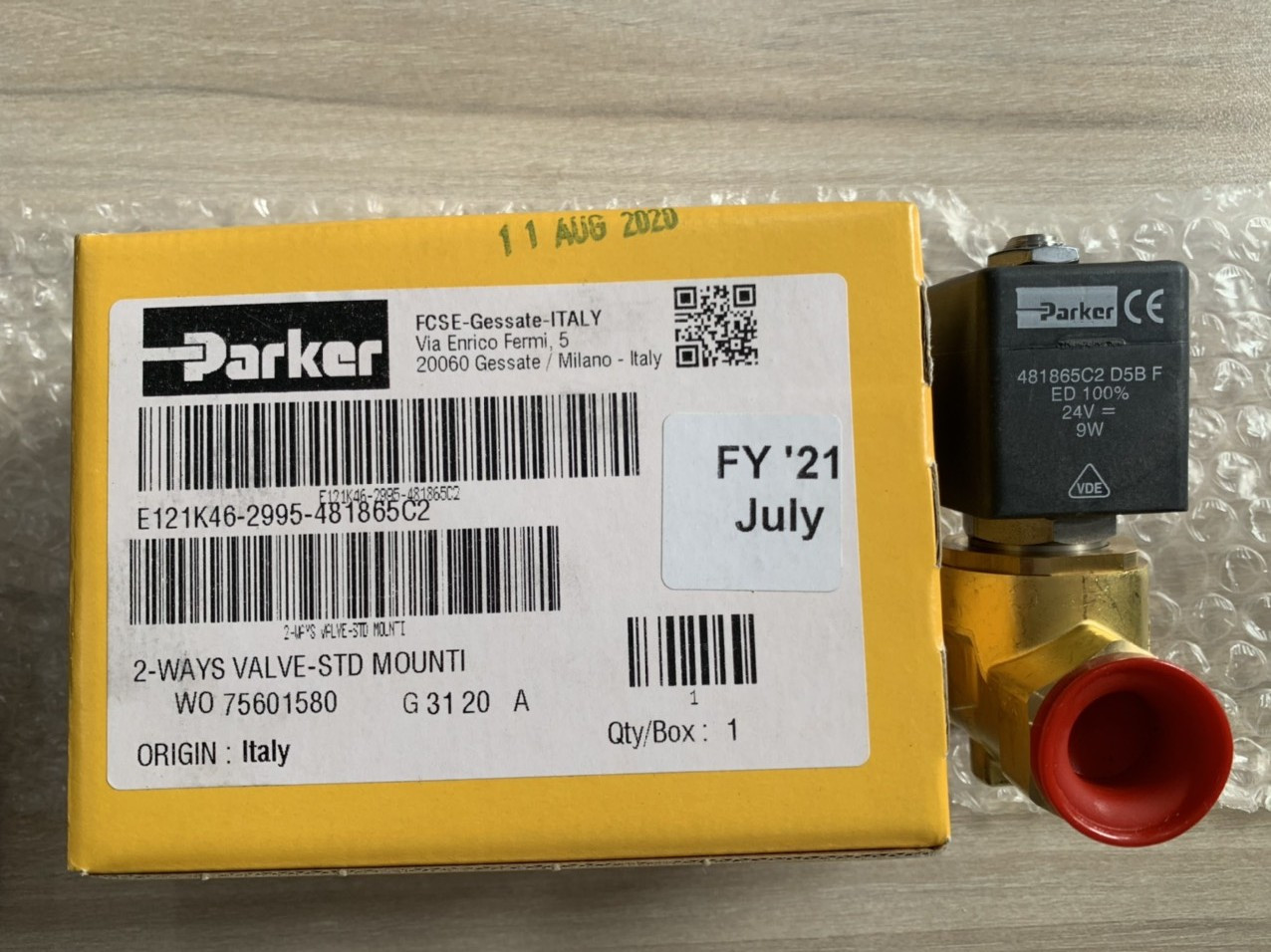 New Parker D41FBB32CC2NS0014 proportional valves Fast Shipping FedEx or UPS