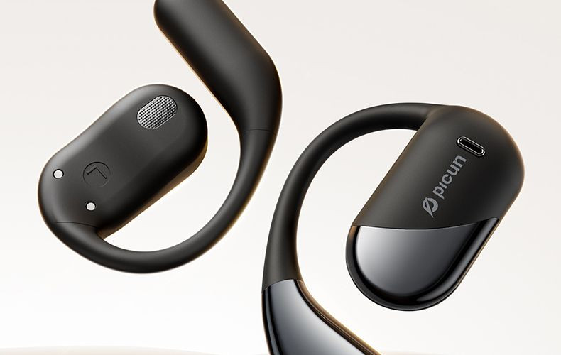 Pincun H3 Clip-On Bluetooth Wireless Earphones Open-Ear Bone Conduction for