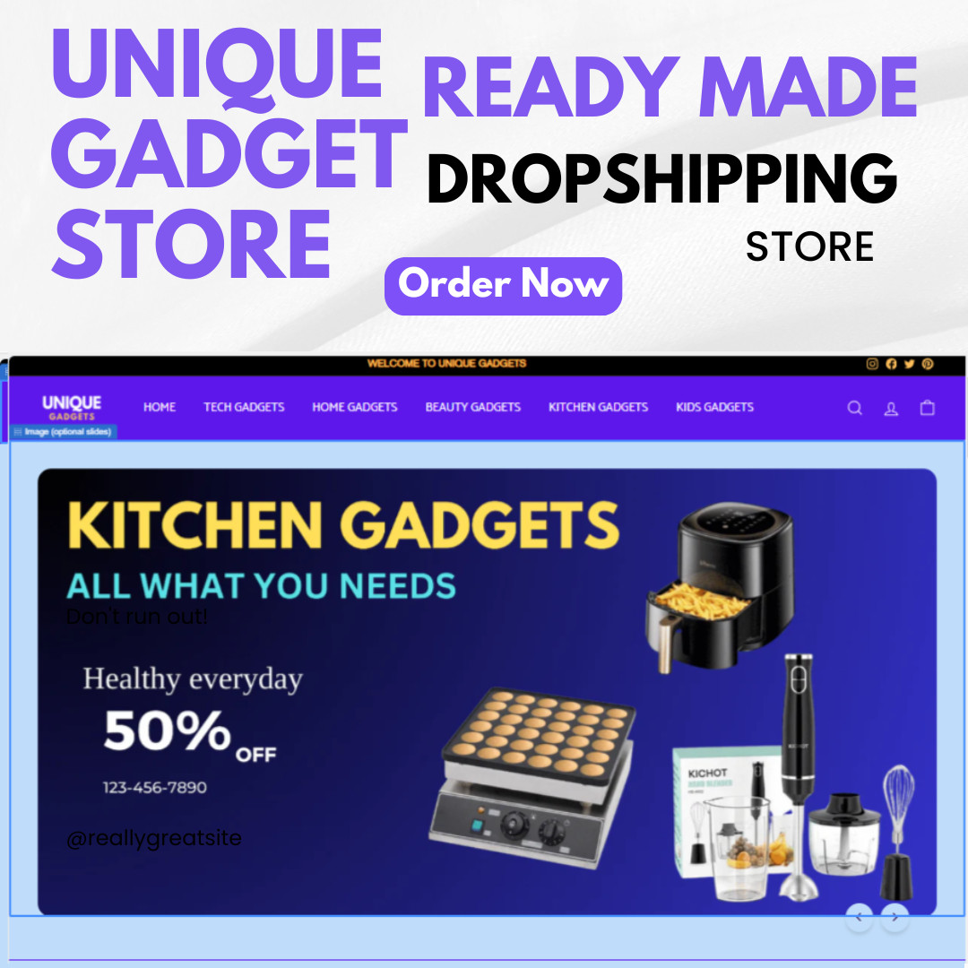 Ready To Launch Shopify Dropshipping Store
