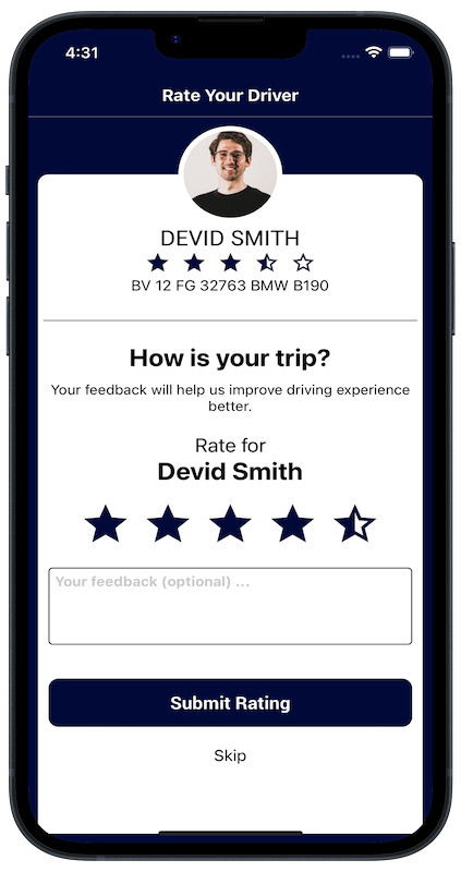 Exicore Taxi Mobile App | React Native Ride Booking Solution | Android & iOS