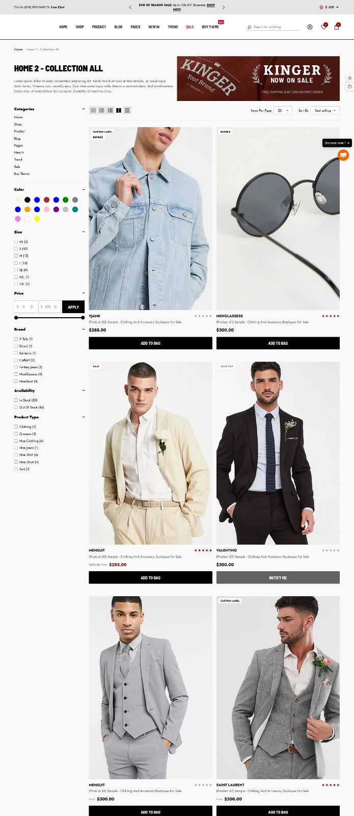 Hola – Multipurpose Shopify Theme | Responsive eCommerce Template | Optimized
