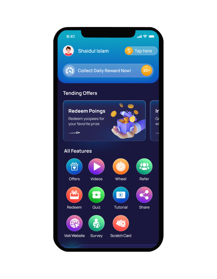 Earn Rocket – Flutter Rewards App + Admin Panel | Android & iOS Rewards Platform