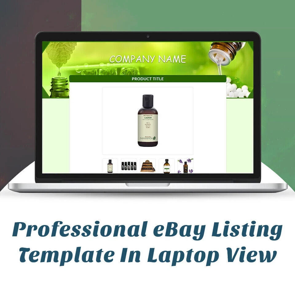 eBay Templates Mobile Responsive eBay Listing Auction Template for Medical