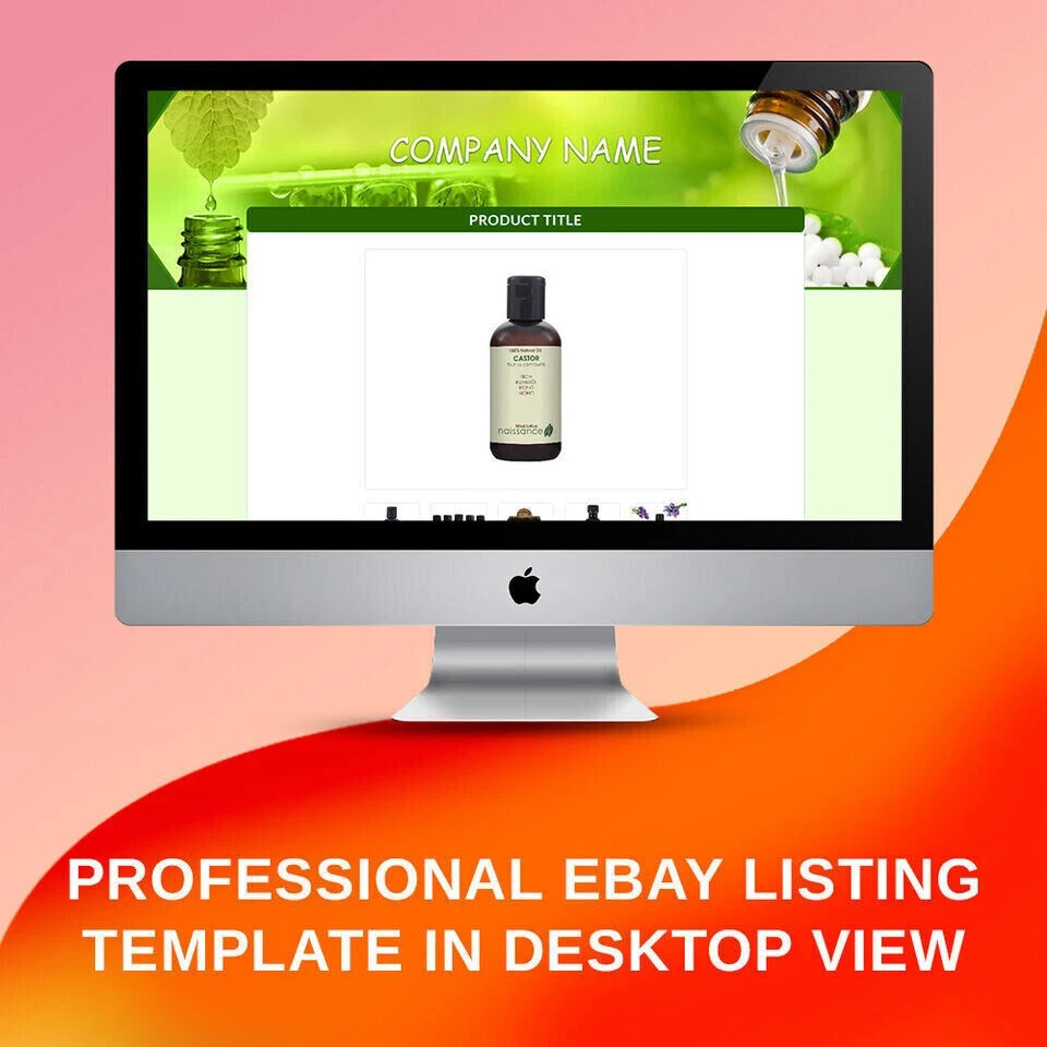eBay Templates Mobile Responsive eBay Listing Auction Template for Medical