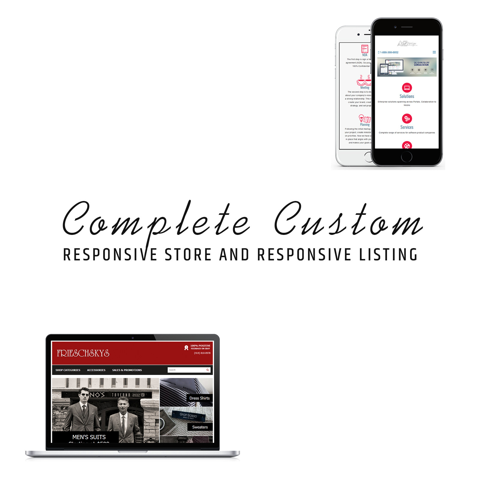 Responsive ebay store and listing template complete pack! Unique 2021 design