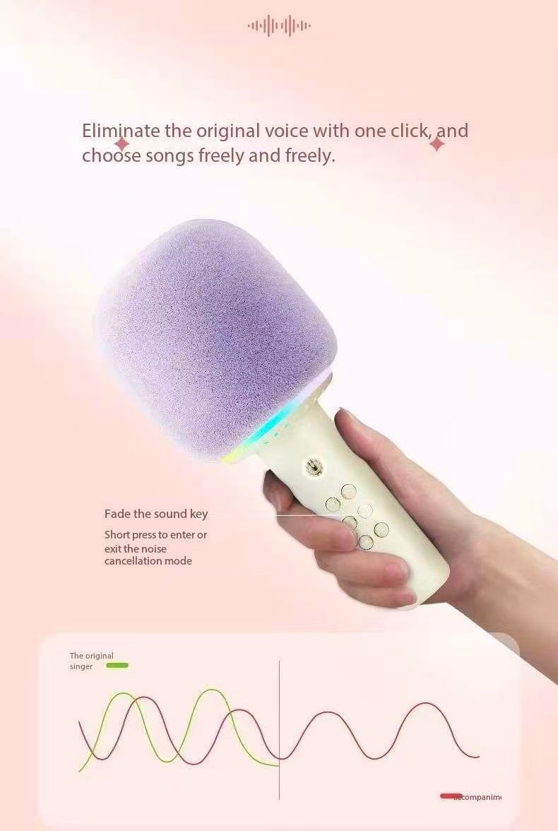 Elvis Audio Lollipop Microphone Mini Mic Bluetooth Speaker