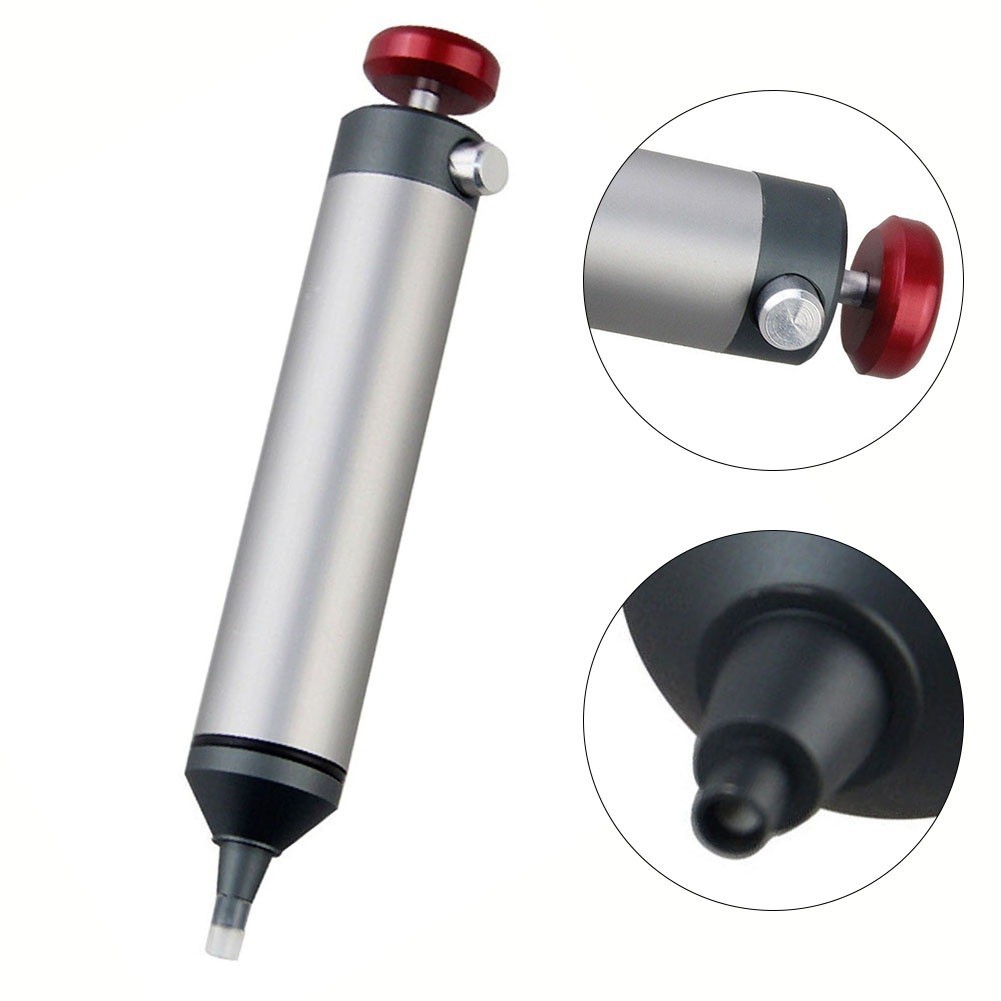 Silicone Tip Solder Sucker Pump Remover Engineer Desoldering Pump Tool,Portable