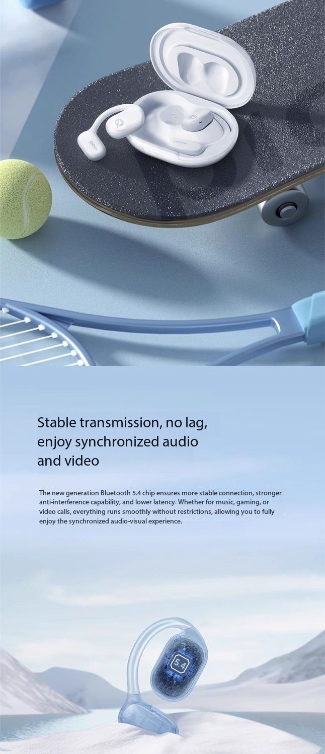 Pincun QW-10 Bluetooth Bone Conduction Open-Ear Hanging Earphones