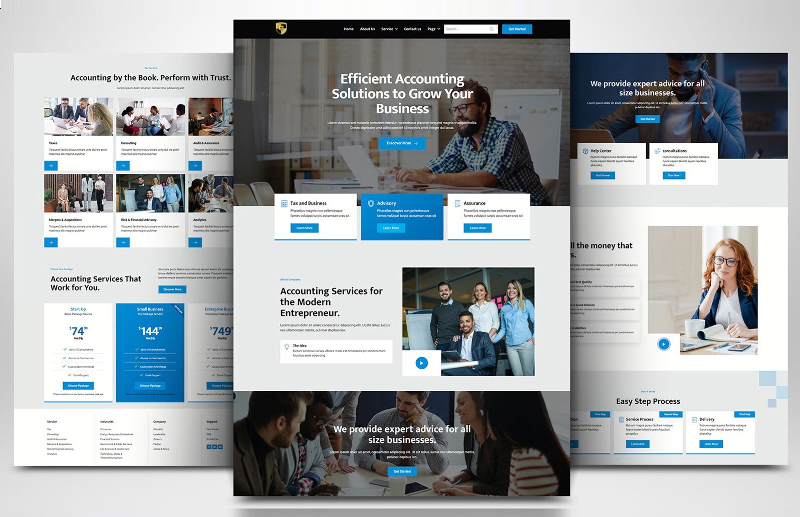 Lawyers, Law, Attorney, Justice & Tax Website Professional Responsive Website