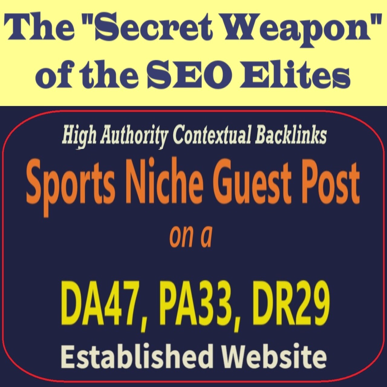 Premium SEO Guest Post on my DA40+ Sports Blog with Dofollow backlink