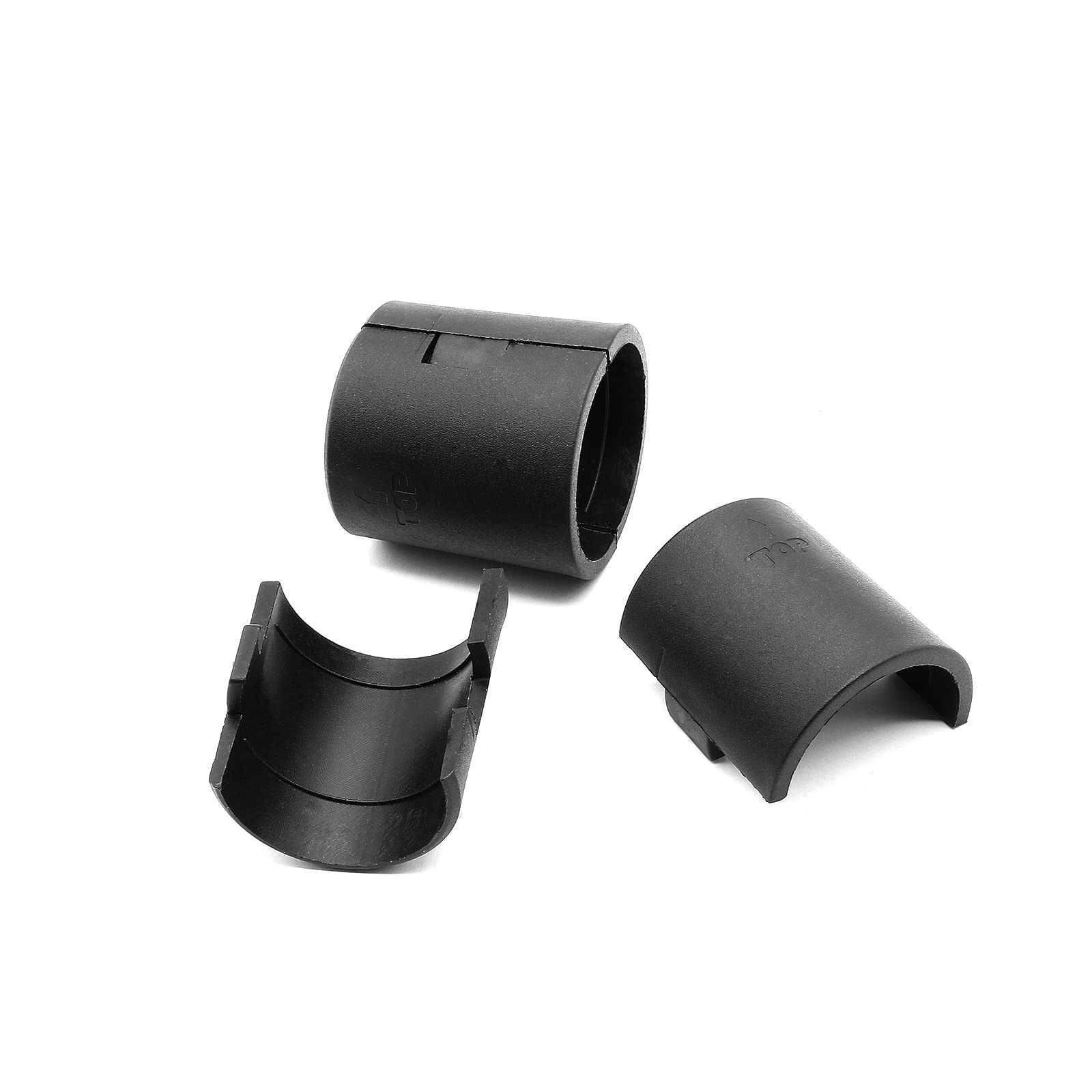20 Pcs Black Wire Shelving Shelf Lock Clips, 38mm/1-1/2 Inch Inner Dia Wire S…