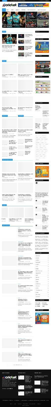 Automated Cricket News WordPress Website – Autopilot Profitable Site