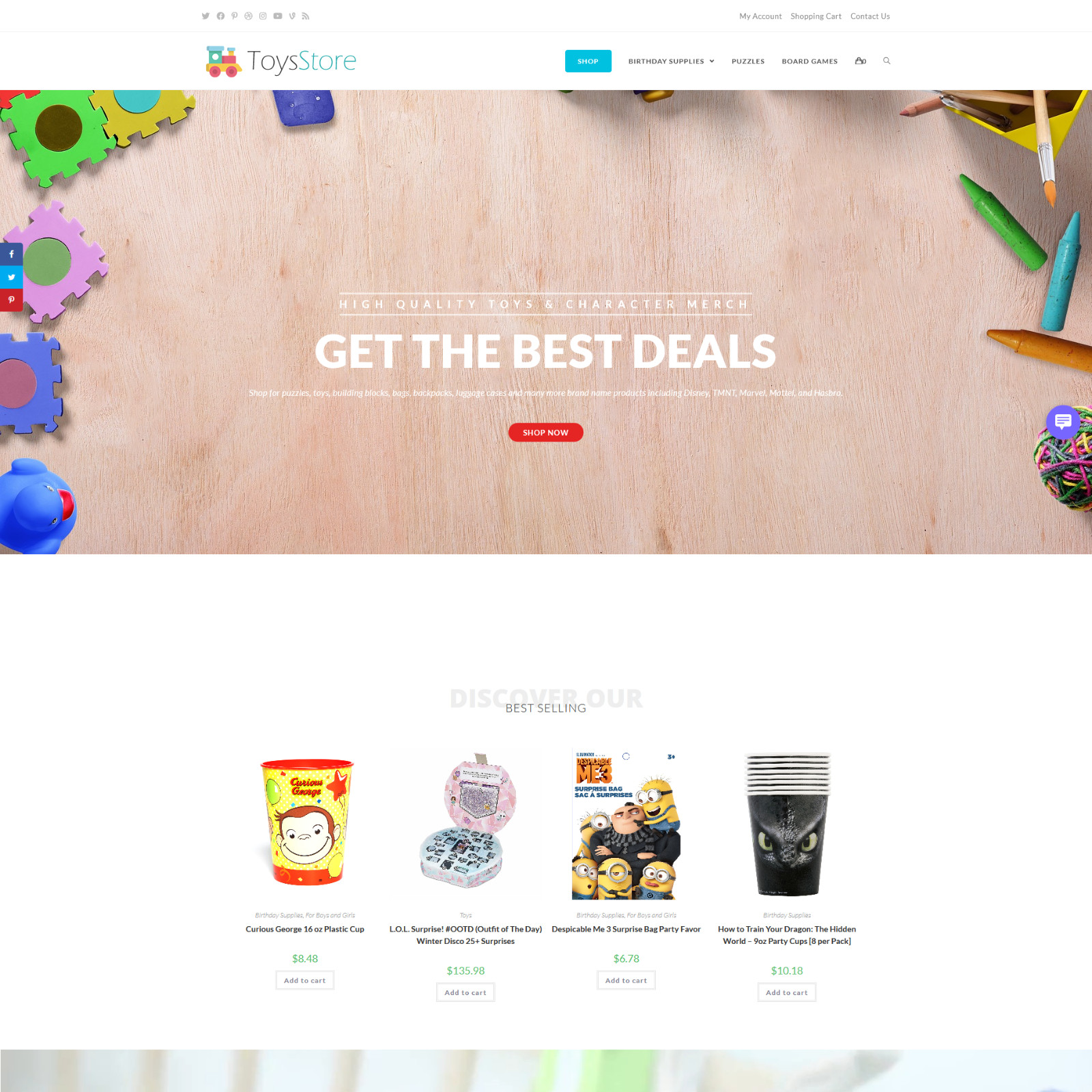Professional Toys Niche Store Turnkey DropShip Website Business For Sale