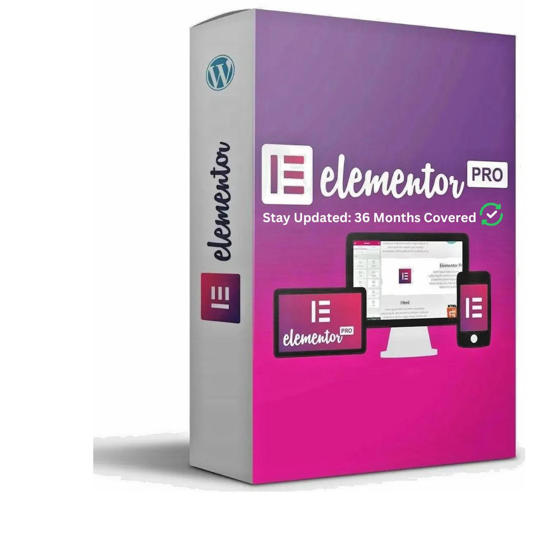 Elementor PRO – The Website Builder – WP Plugin | Free 3 Years of Updates| GPL