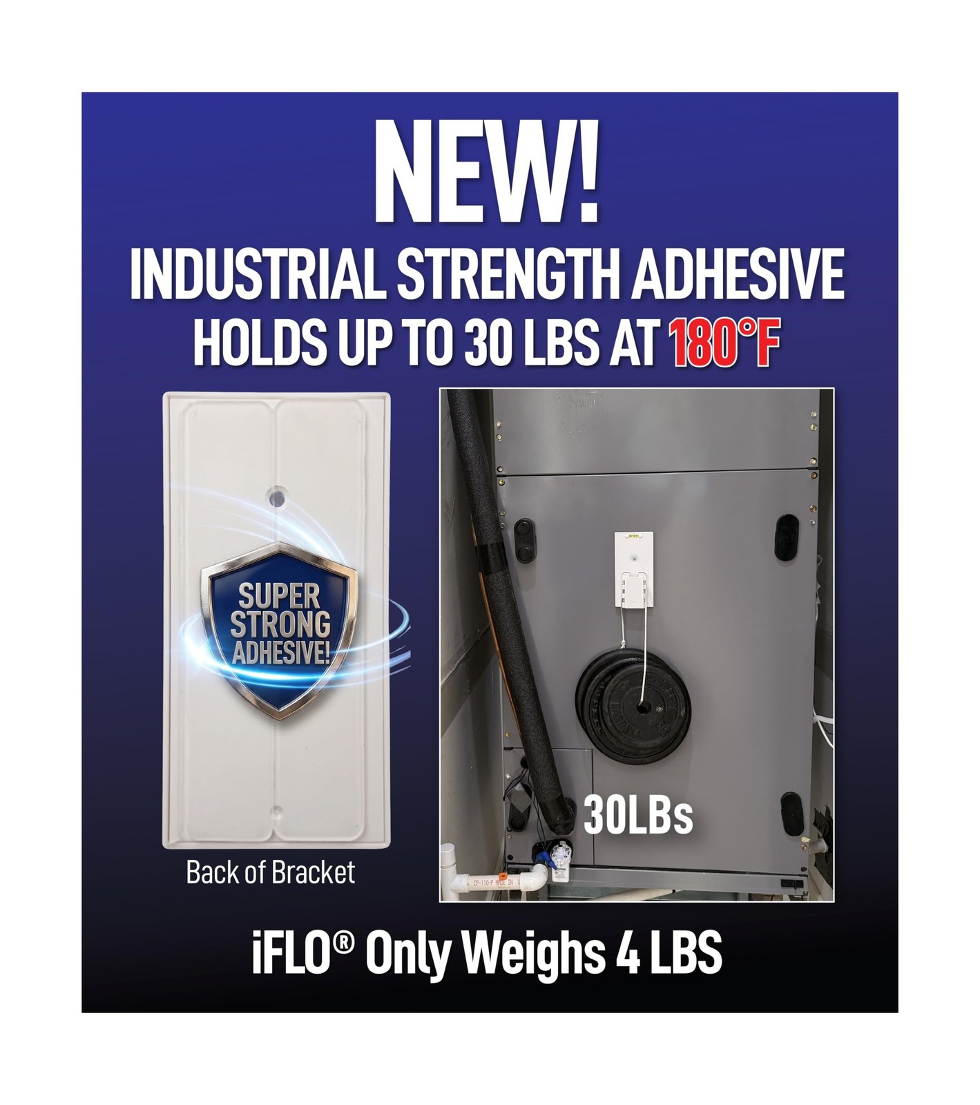 iFLO® Smart A/C Drain Line and Drain Pan Cleaner for HVAC System, Clog-Free