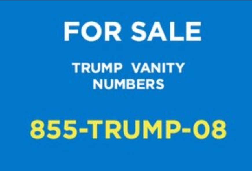 Trump Vanity Phone Number