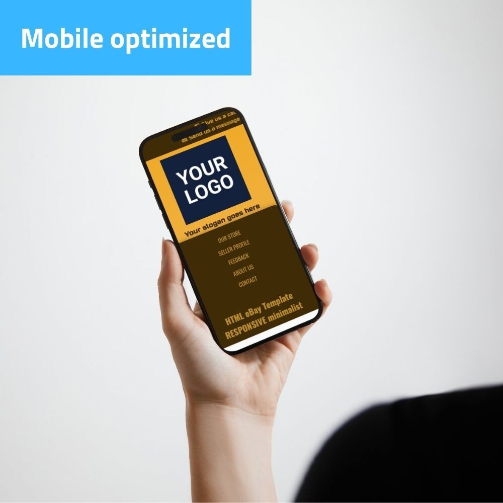 HTML eBay Template – Responsive Natural- Mobile Optimized + Editor