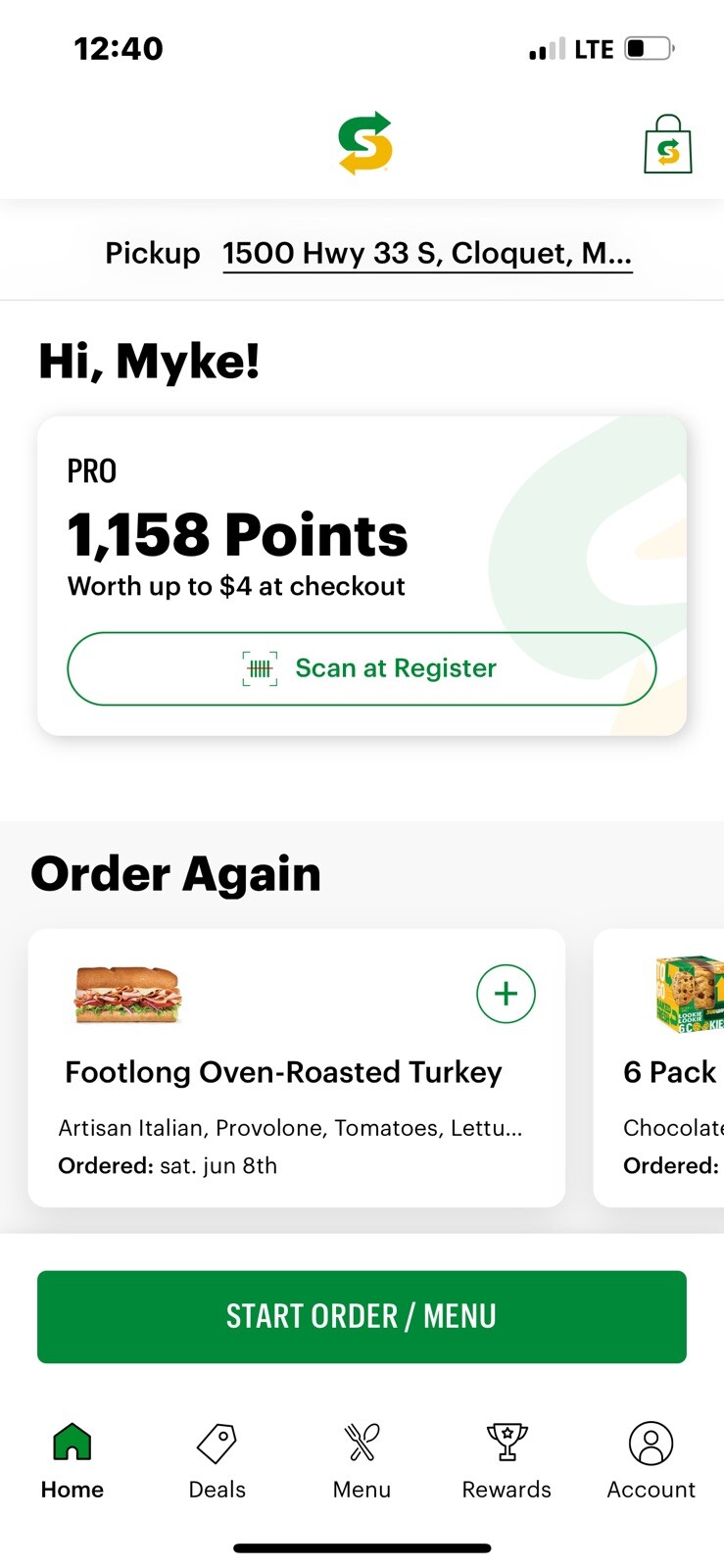 Don’t Eat Subway Got It From A Raffle From My Job 1000 Points Is Like $20Dollar￼