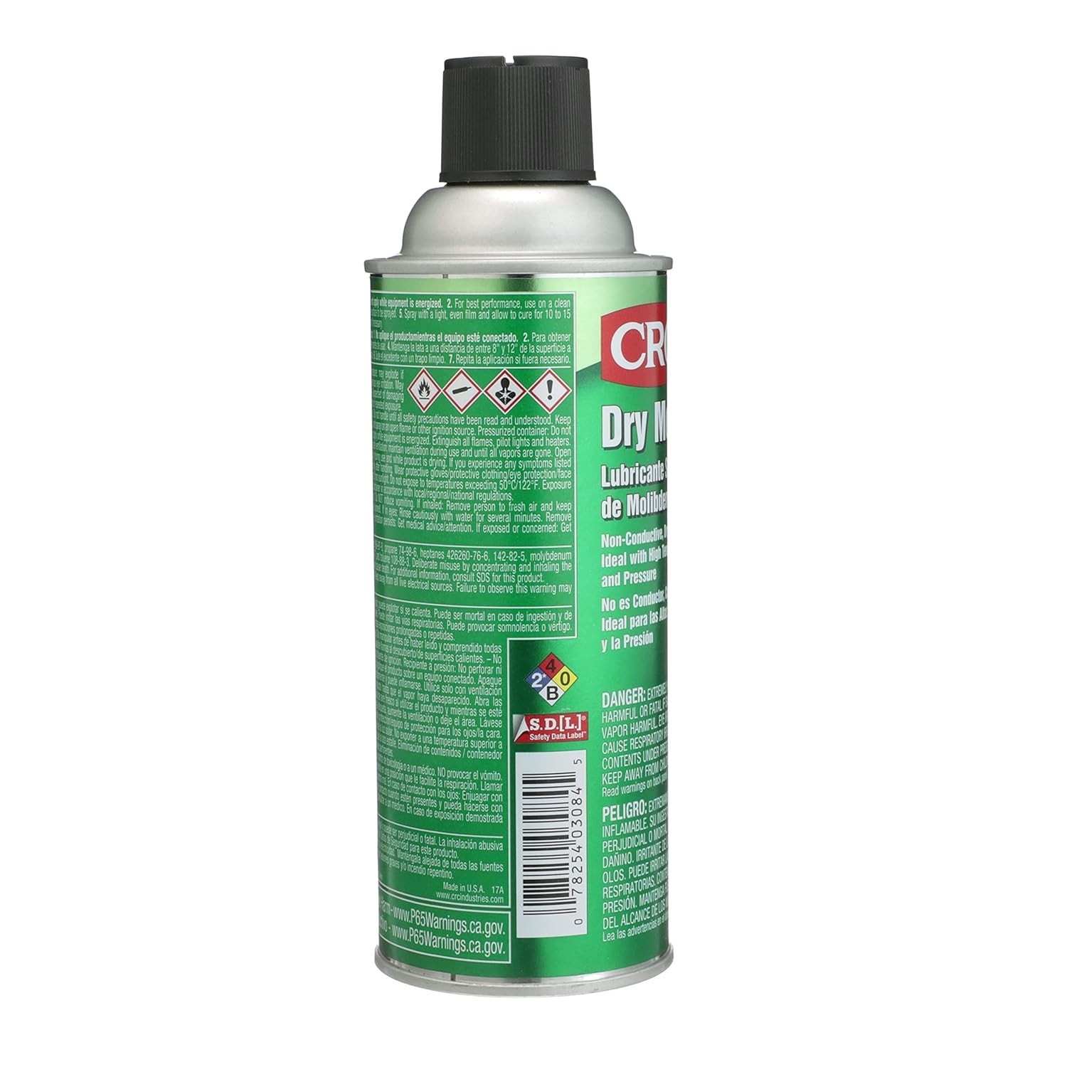 3084 Dry Moly Lube, Net Weight: 11 oz. Dark Gray, Version